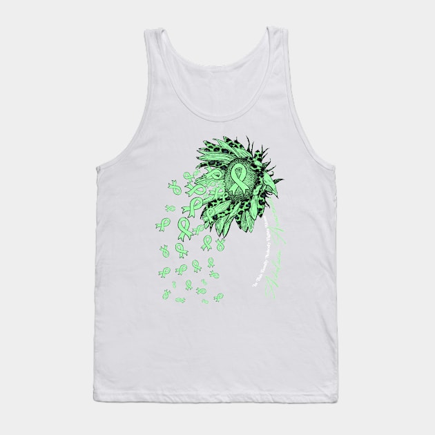 Achalasia Awareness - sunflower nobody fights alone Tank Top by Lewis Swope